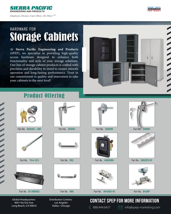 Storage Cabinets brochure