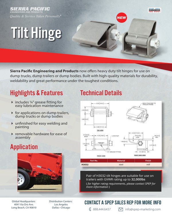 Tilt Hinge brochure
